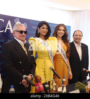 GYE SOLCA MISS UNIVERSE Guayaquil, Montag, 10. Juni 2024 die nicaraguanische Sheynnis Palacios, Miss Universe 2023 nahm an der Pressekonferenz Teil, auf der Solca das Projekt Hope präsentierte, das sich an Kinder mit Krebs richtete Fotos CÃ sar Munoz API Guayaquil Guayas Ecuador SOI GYE SOLCA MISSUNIVERSE 496f95f7777ed4ccb3a420a39438f2a9e Copyright: xCÃ Munozsarx Stockfoto