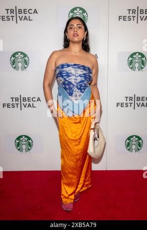 NEW YORK, NEW YORK – 08. JUNI: Kuhoo Verma besucht die „Treasure“ Premiere während des Tribeca Festivals 2024 im Village East Cinema am 08. Juni 2024 in New York City. Stockfoto