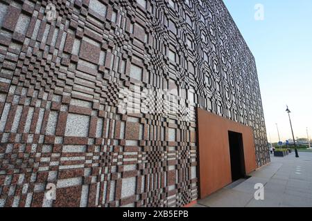 Gedenkstätte für die Opfer der sowjetischen Besatzung neben dem Lettland Museum, gegründet 1993, mit Exponaten aus der 51-jährigen Periode. Stockfoto