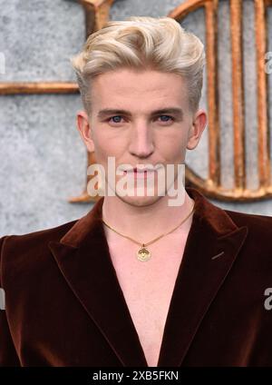 London, Großbritannien. Juni 2024. Ewan Mitchell kommt im House of the Dragon Staffel 2 UK Premiere, Odeon, Leicester Square. Quelle: Doug Peters/EMPICS/Alamy Live News Stockfoto