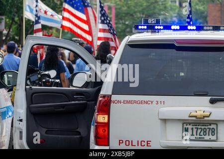 Chicago, IL - 4-30-2015: Chicago Police SUVs Stockfoto