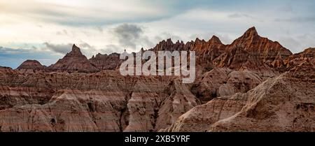 Badlands Nationalpark, South Dakota Stockfoto