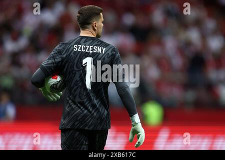 Warschau, Polen. Juni 2024. Wojciech Szczesny von Polen während des Internationalen Freundschaftsfußballspiels zwischen Polen und Turkiye am 10. Juni 2024 bei PGE Narodowy in Warschau, Polen - Foto Piotr Matusewicz/DPPI Credit: DPPI Media/Alamy Live News Stockfoto