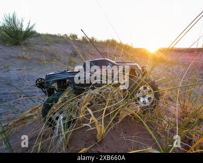 RC Desert Truck. Funk-Stapler. Stockfoto