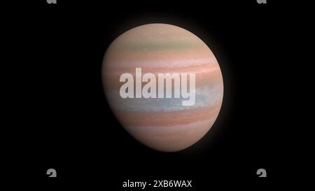 Gliese 12 b ist ein Supererde-Exoplanet, der einen M-Stern umkreist. Seine Entdeckung wurde 2024 angekündigt. Stockfoto