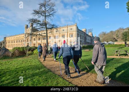 Die „Geriactives“-Gruppe in Ashton Court, Bristol. Stockfoto