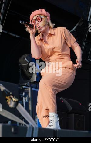 Natasha Bedingfield tritt beim Cambridge Club Festival auf. Juni 2024 Stockfoto