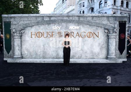 Olivia Cooke bei der Premiere der 2. Staffel der Sky jetzt Serie House of the Dragon im Odeon Luxe Leicester Square. London, 10.06.2024 *** Olivia Cooke bei der Premiere der zweiten Staffel der Sky Now-Serie House of the Dragon im Odeon Luxe Leicester Square London, 10 06 2024 Foto:XS.xVasx/xFuturexImagex Dragon 4801 Stockfoto