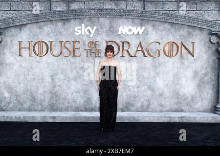 Olivia Cooke bei der Premiere der 2. Staffel der Sky jetzt Serie House of the Dragon im Odeon Luxe Leicester Square. London, 10.06.2024 *** Olivia Cooke bei der Premiere der zweiten Staffel der Sky Now-Serie House of the Dragon im Odeon Luxe Leicester Square London, 10 06 2024 Foto:XS.xVasx/xFuturexImagex Dragon 4802 Stockfoto