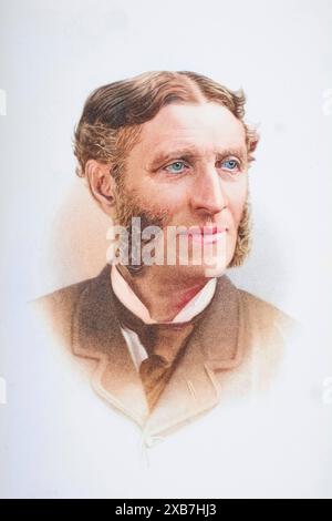 Matthew Arnold 1822-1888 englischer Dichter und Kritiker, digital restaurierte Reproduktion von einer Vorlage aus dem 19. Jahrhundert, Datum nicht angegeben Stockfoto