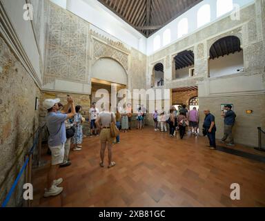 Die Synagoge im Herzen des jüdischen Viertels von Cordoba, Stockfoto