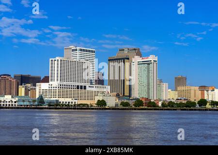 Panoramablick auf das schöne New Orleans, Louisiana, USA. Stockfoto