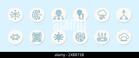 Symbol Construction Set. Kompass, Schutzhelm, Steine, Baupläne und Bauwerkzeuge. Gebäude, Architektur, Ingenieurkonzept. Stock Vektor