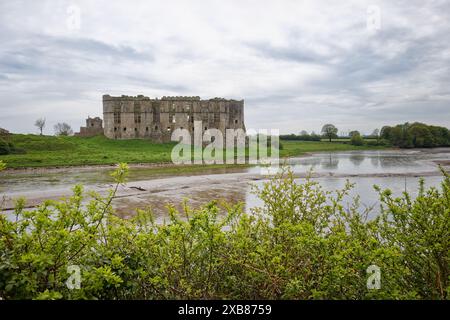 Carew Castle in Pembrokeshire, Wales, Großbritannien Stockfoto