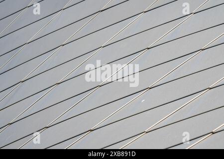 Architektonische Details des National Aquarium Denmark, den Blå Planet, The Blue Planet, in Kastrup, einem Vorort von Kopenhagen Stockfoto