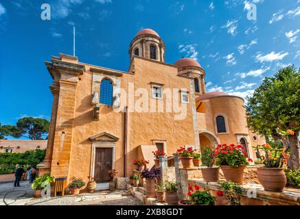 Kloster Agia Triada (Dreifaltigkeit), 17. Jahrhundert, Halbinsel Akrotiri, Westkreta, Griechenland Stockfoto