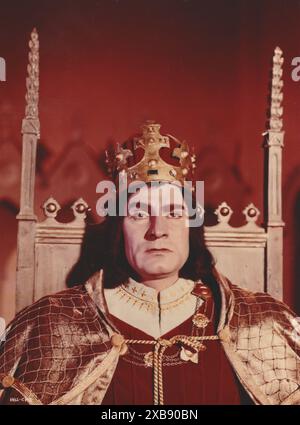 Richard III. (IFD, 1955). Laurence Olivier, Cedric Hardwicke, Ralph Richardson, John Gielgud. Stockfoto