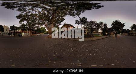 360 Grad Panorama Ansicht von 360°-Panorama des historischen Gerichtsgebäudes (1880) an der Victoria Street Grafton Northern Rivers New South Wales Australien