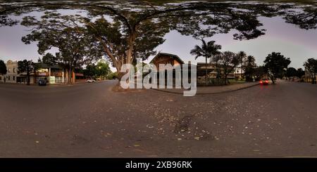 360 Grad Panorama Ansicht von 360°-Panorama des historischen Gerichtsgebäudes (1880) an der Victoria Street Grafton Northern Rivers New South Wales Australien