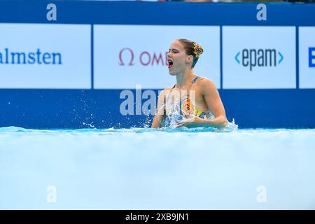 BELGRAD, SERBIEN - 11. JUNI: Bregje de Brouwer aus den Niederlanden, Noortje de Brouwer aus den Niederlanden während des zweiten Tages der Wassersport-Europameisterschaft 2024 am 11. Juni 2024 in Belgrad, Serbien. (Foto: Nikola Krstic/BSR Agency) Credit: BSR Agency/Alamy Live News Stockfoto