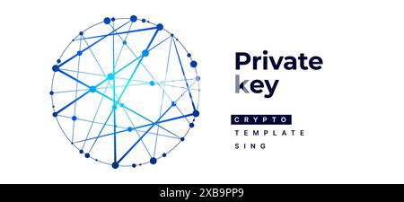 Zeichen, Logo Blockchain Transaktion Stock Vektor