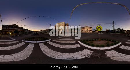 360 Grad Panorama Ansicht von 360°-Panorama der Kyogle Northern Rivers New South Wales Australien