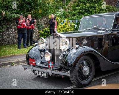 Field Marshall Montgomery's Rolls Royce wurde 1939 erbaut und wird beim Southwick Revival D-Day 80 2024 ausgestellt. Stockfoto