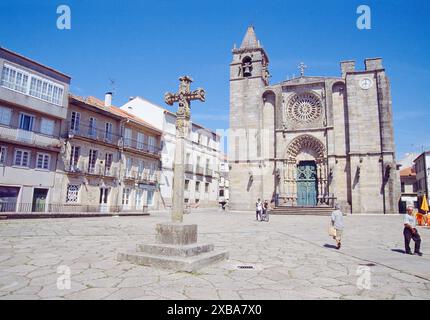 Kirche San Martiño. Noia, La Coruña Provinz, Galizien, Spanien. Stockfoto