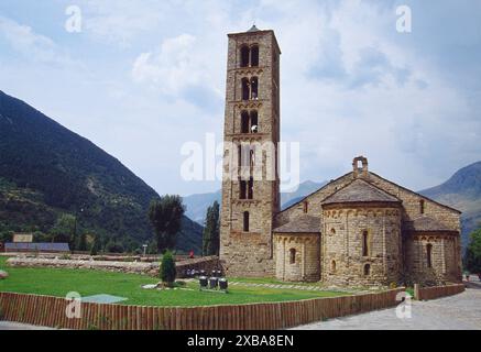 Kirche Sant Climent. Tahull, Provinz Lerida, Katalonien, Spanien. Stockfoto