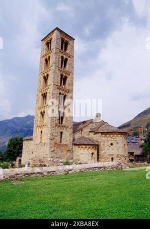 Kirche Sant Climent. Tahull, Provinz Lerida, Katalonien, Spanien. Stockfoto