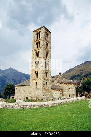 Kirche von Sant Climent. Taull, Lérida Provinz, Katalonien, Spanien. Stockfoto