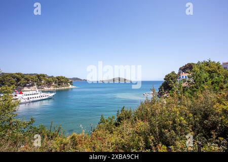 Skiathos Alter Hafen Skiathos Griechenland Stockfoto