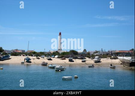 Portugal, Olhao, Algarve Mai 2024. Ilha do Farol Stockfoto