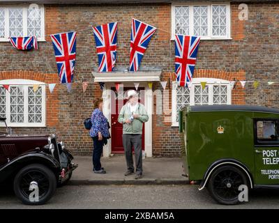 Southwick Revival Spirit of D-Day wurde am 8. Juni 2024 angenommen. Zum Gedenken an die Landungen am D-Day. Stockfoto