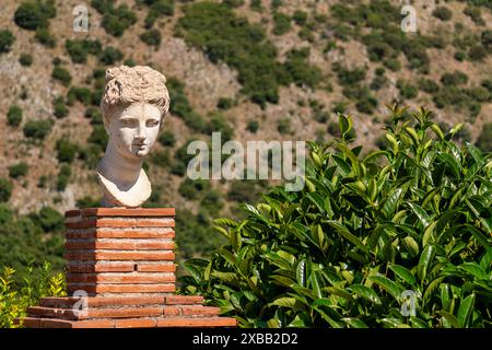 DEA der Butrint-Skulptur in Südalbanien. Stockfoto