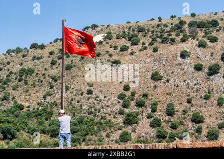 Bild von Butrin, Südalbanien. Stockfoto