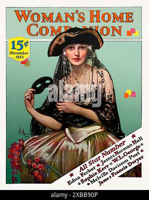 McMEIN Neysa - Woman's Home Companion Nov - 1922 - Vintage Illustrated Magazine Cover Stockfoto