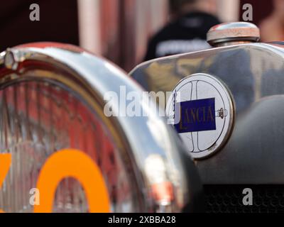 Brescia, Italien. Juni 2024. Die Teilnehmer vor dem Miglia Race 1000 2022 in Brescia (BS), Italien am 10. Juni 2024. Quelle: Unabhängige Fotoagentur/Alamy Live News Stockfoto