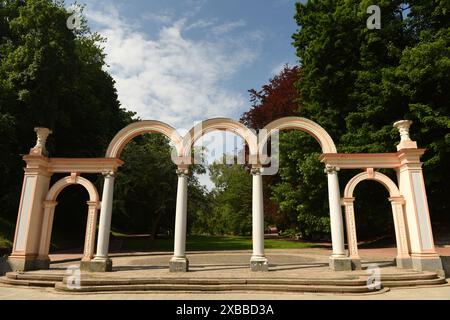 Stryiskyi Park in Lemberg, Ukraine Stockfoto