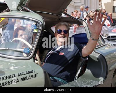 Brescia, Italien. Juni 2024. Die Teilnehmer des Miglia Race 1000 2022 in Brescia (BS), Italien am 10. Juni 2024. Quelle: Unabhängige Fotoagentur/Alamy Live News Stockfoto