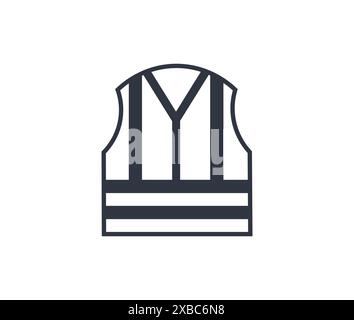 Gut sichtbares Bekleidungssymbol Stock Vektor