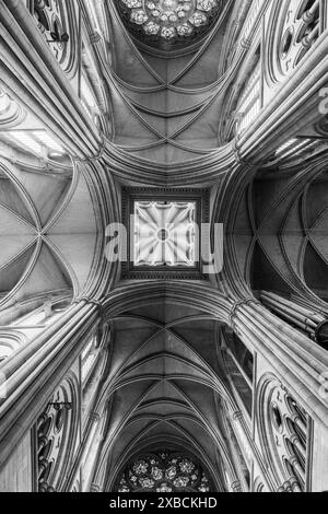 Truro.cornwall.Vereinigtes Königreich. April 2024. Blick auf die Decke in der Kathedrale von Truro in Cornwall Stockfoto