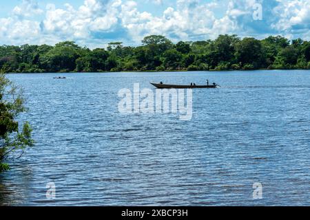 Yarinacocha Lagune im peruanischen Amazonasgebiet Pucallpa Stockfoto