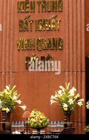 Historisches, aber berüchtigtes Hỏa Lò-Gefängnis, Nhà tù Hỏa Lò, Gefängnis Hỏa Lò, Hanoi Hilton, Nordvietnam, heute weitgehend eine Touristenattraktion und ein Museum. Entdecken, Stockfoto