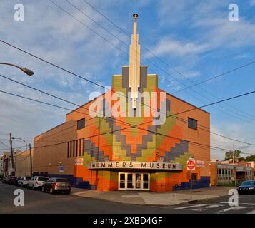 Das Mummers Museum in der 2nd Street und Washington Street in South Philadelphia. Stockfoto