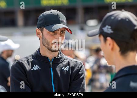 Le Mans, Frankreich, 11. Juni 2024#35 Alpine Endurance Team (FRA) Alpine A424 (HY) - Ferdinand Habsburg-Lothringen (AUT) während der 92. Ausgabe der 24 Stunden von Le Mans, 4. Runde der FIA WEC 2024 World Endurance Championship, Ambiance Circuit, Circuit des 24H du Mans, 11. Juni 2024 in Le Mans, Frankreich. Foto Kristof Vermeulen/MPS Agentur Credit MPS Agentur/Alamy Live News Stockfoto