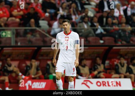 Robert Lewandowski während des Freundschaftsspiels zwischen den Nationalmannschaften Polens und der Türkei bei PGE Narodowy, Warschau, Polen (Maciej Rogowski) Stockfoto