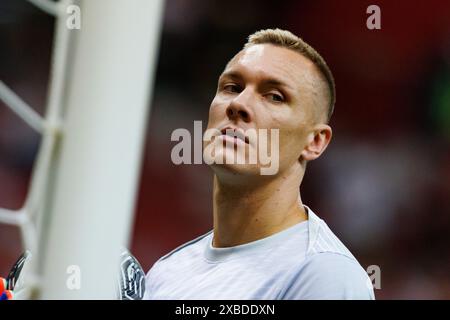 Lukasz Skorupski während des Freundschaftsspiels zwischen den Nationalmannschaften Polens und der Türkei bei PGE Narodowy, Warschau, Polen (Maciej Rogowski) Stockfoto