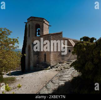 Eglise Notre-Dame d'Alidon, Oppède-le-Vieux, Provence, Südfrankreich Stockfoto