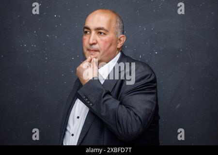 Brüssel, Belgien Juni 2024. Der belgische Politiker Fouad Ahidar, Gründer des Teams Fouad Ahidar, posiert am Mittwoch, den 12. Juni 2024 in Brüssel für den Fotografen. BELGA FOTO HATIM KAGHAT Credit: Belga News Agency/Alamy Live News Stockfoto